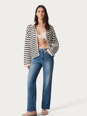 NWT Rag & Bone Miramar Shea Ankle Straight Pant in Cosmo; Size 23